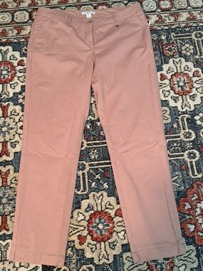 NWT Katherine Barclay Montreal Taupe Pink Lightweight Pants Size 8